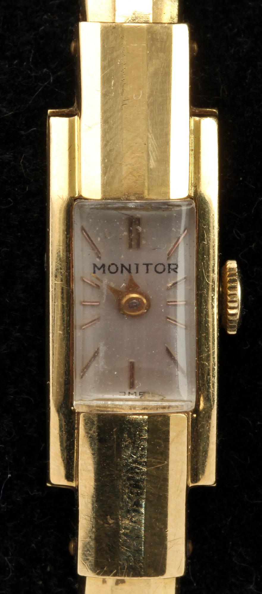 DAMARMBANDSUR, 18k guld. Monitor.