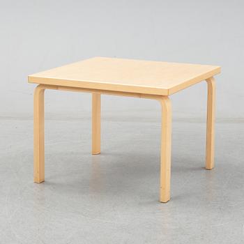 Alvar Aalto, a birch coffee table, Artek, Finland, 2002.