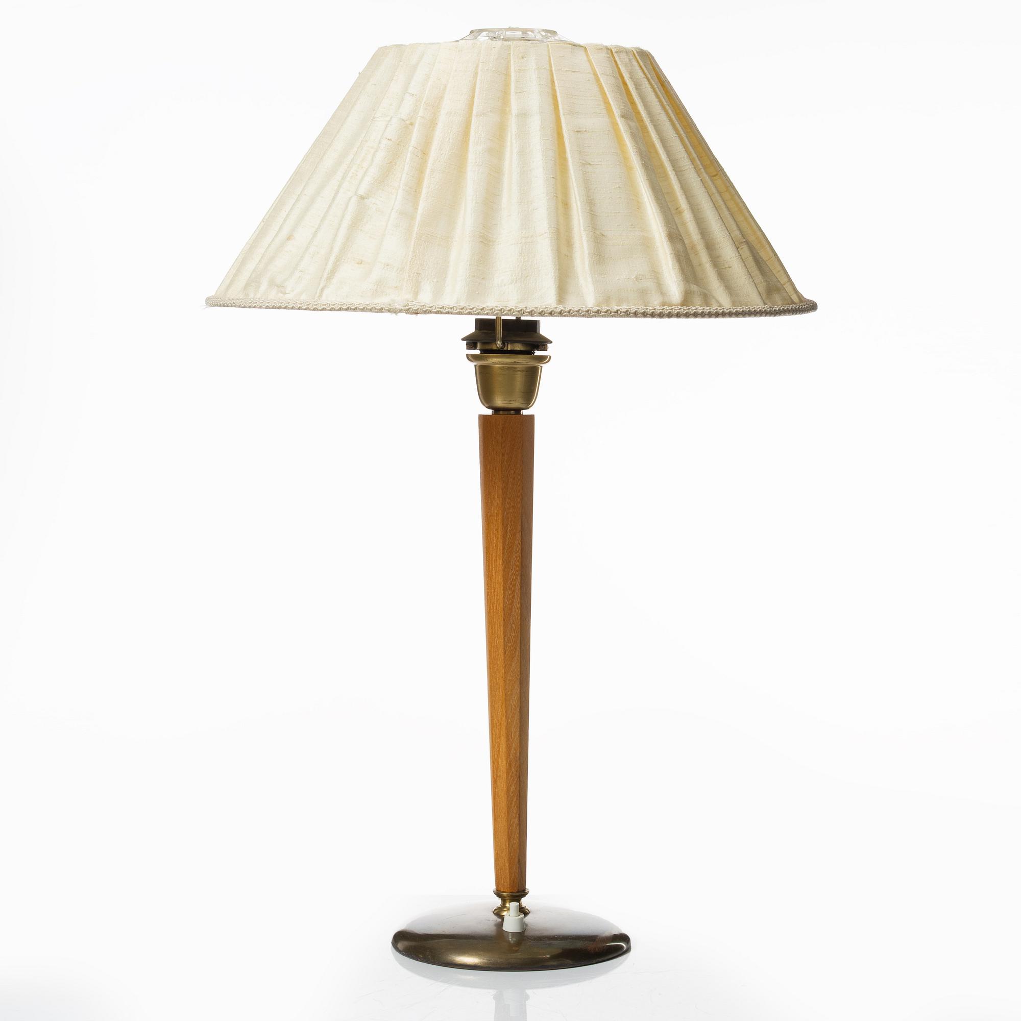 Bertil Brisborg, a table lamp model "31915", Nordiska Kompaniet, 1940s.