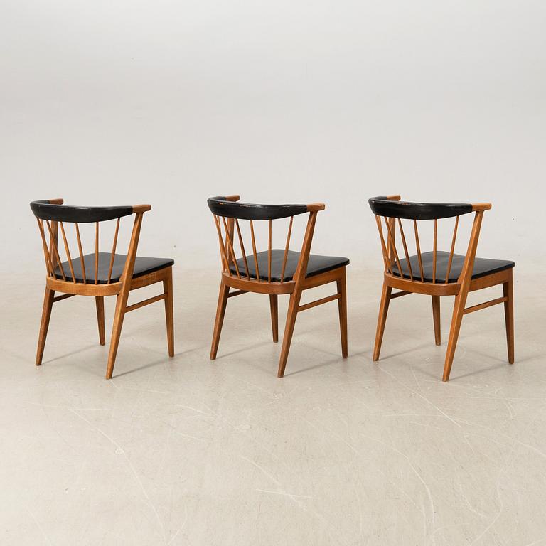 Armchairs 3 pcs, Bodafors Furniture Factory 1950s.