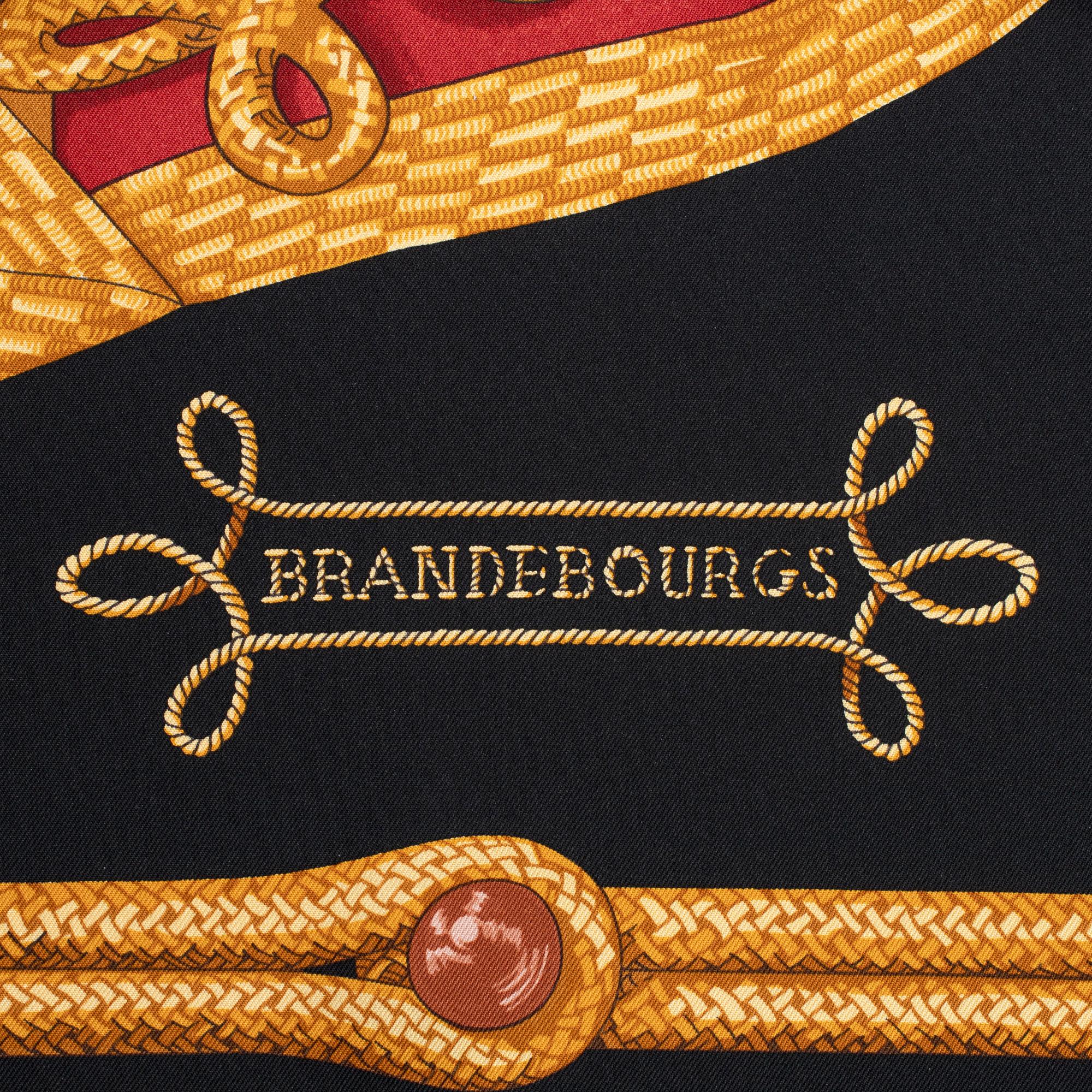 HERMÈS, scarf, 'Brandebourgs'.