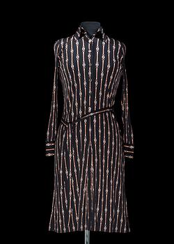 1338. A silk dress by Celine.