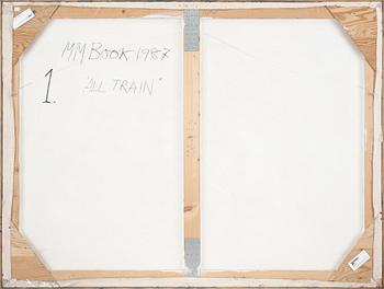 MAX MIKAEL BOOK. Duk, Signerad MM Book och daterad 1987 a tergo.