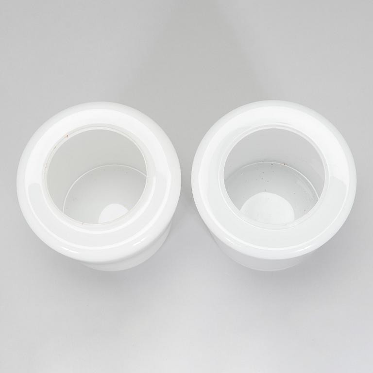 Paavo Tynell, a pair of mid-20th-century '80112-15' ceiling lights for Idman.