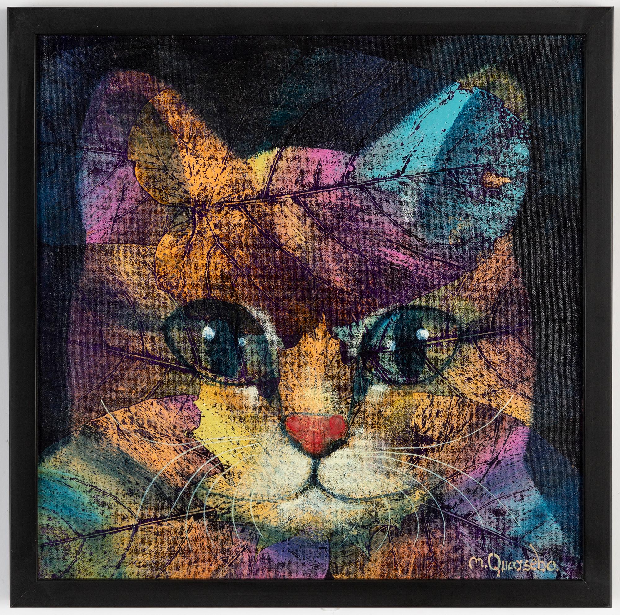 Michael Qvarsebo, acrylic on canvas, signed.