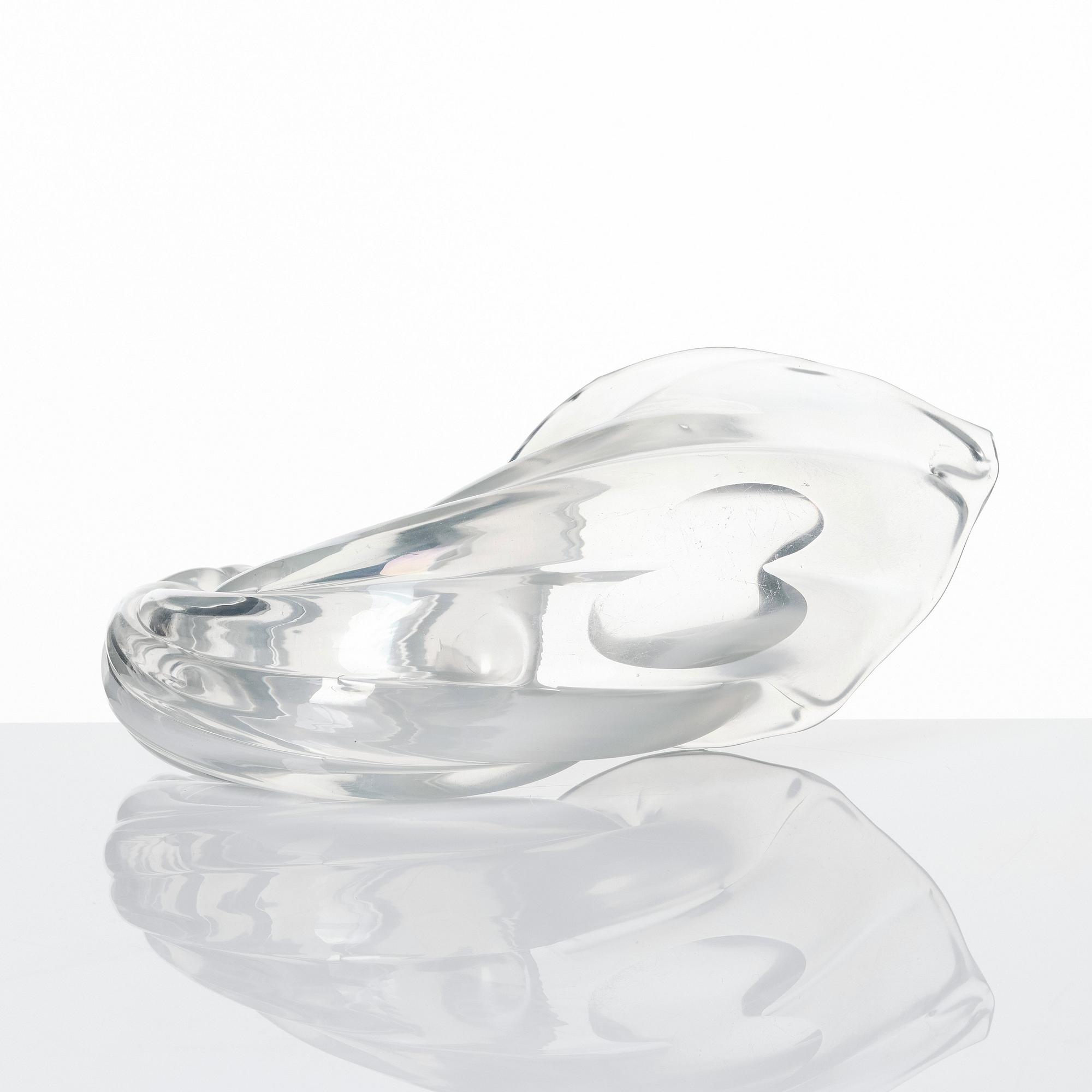 Fulvio Bianconi, an iridescent glass 'Cornucopia', Venini, Murano, Italy 1950s, model 4257.