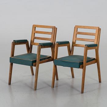 A PAIR OF ARMCHAIR, MID 20TH CENTURY,