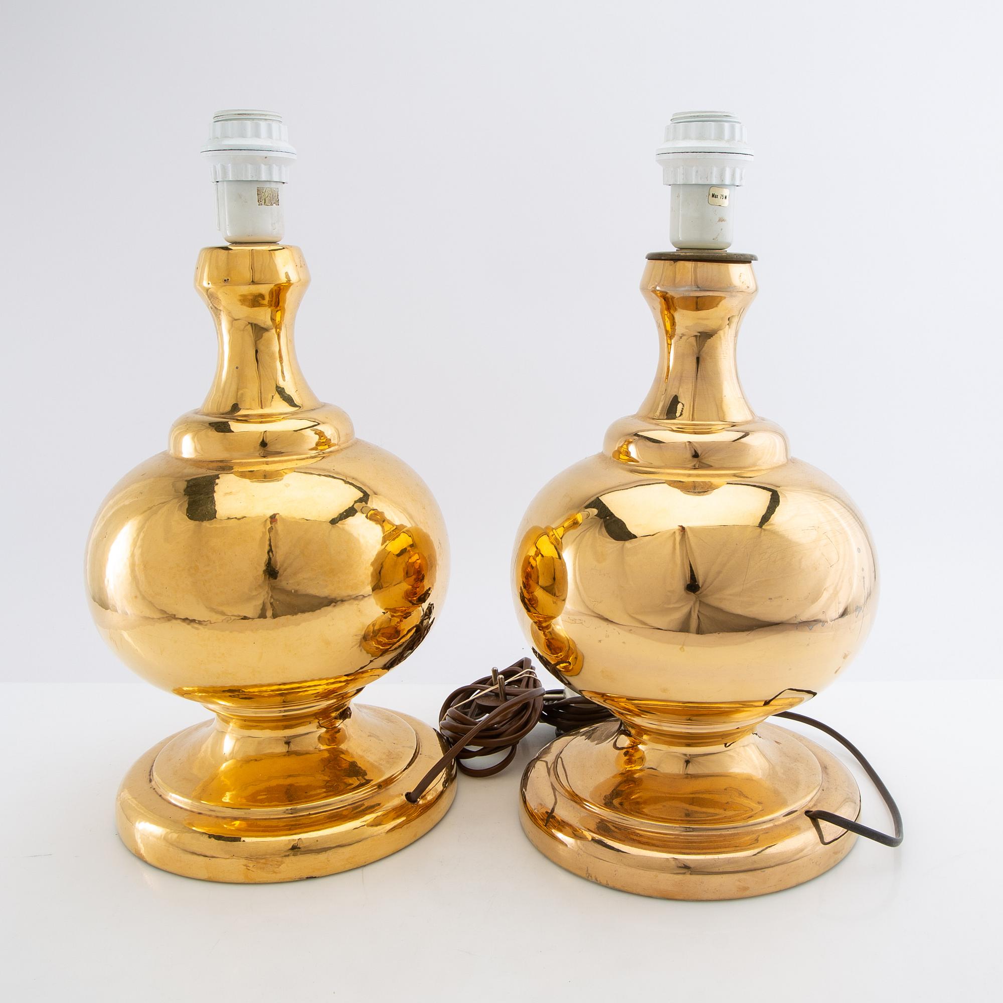 Table lamps, 2 pcs, Miranda, later part of the 20th century.