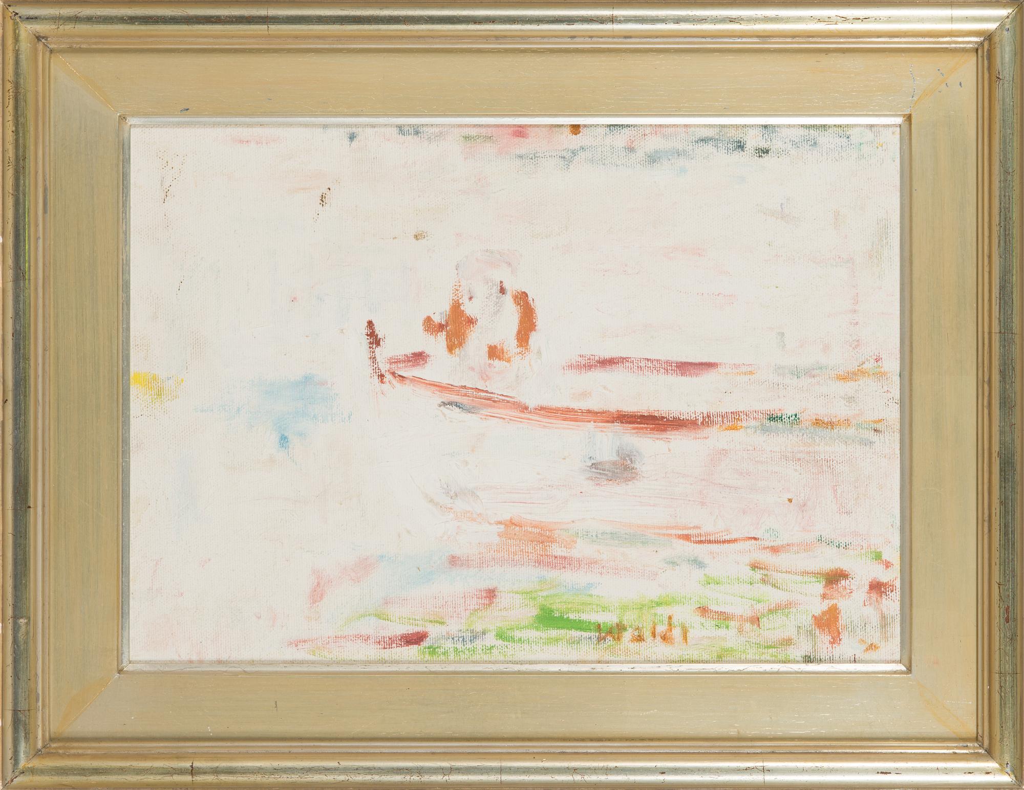 Rafael Wardi, oil on board, signed.