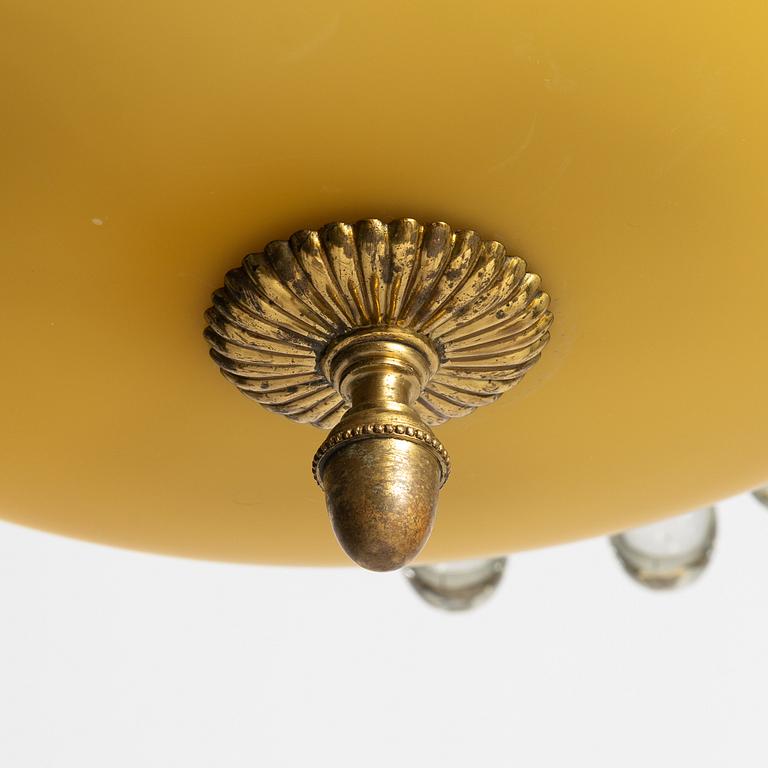 Bertil Brisborg, a ceiling lamp model 32072, Nordiska Kompaniet, 1940s.