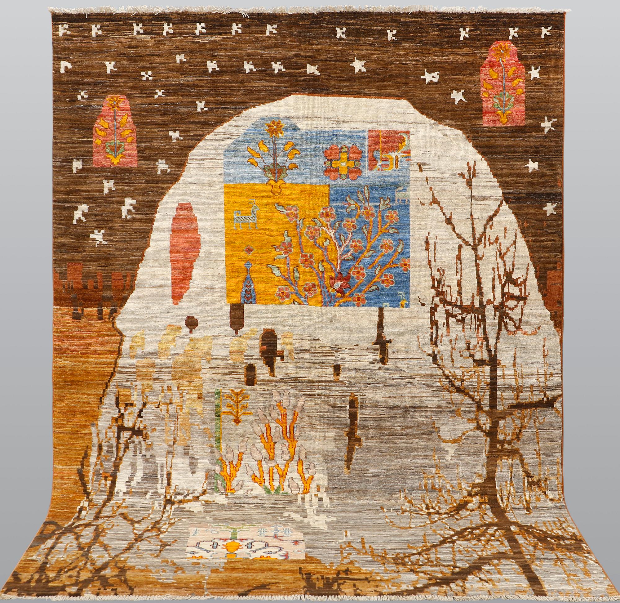An oriental carpet, ca 229 x 164 cm.