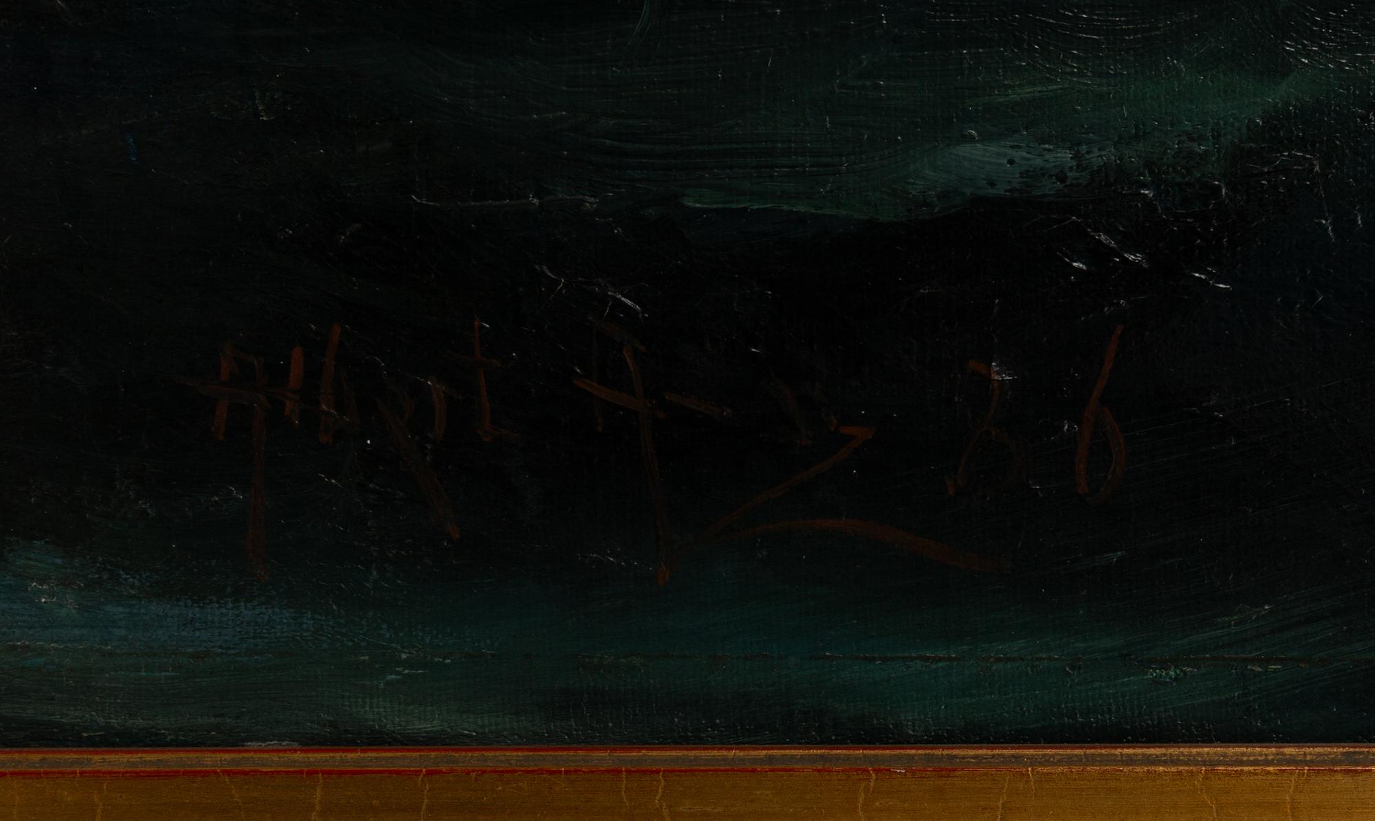 Gustave (Gustaf) Albert  (Gustaf Albert Andersson), Motif from Øresund with Kronborg Castle.