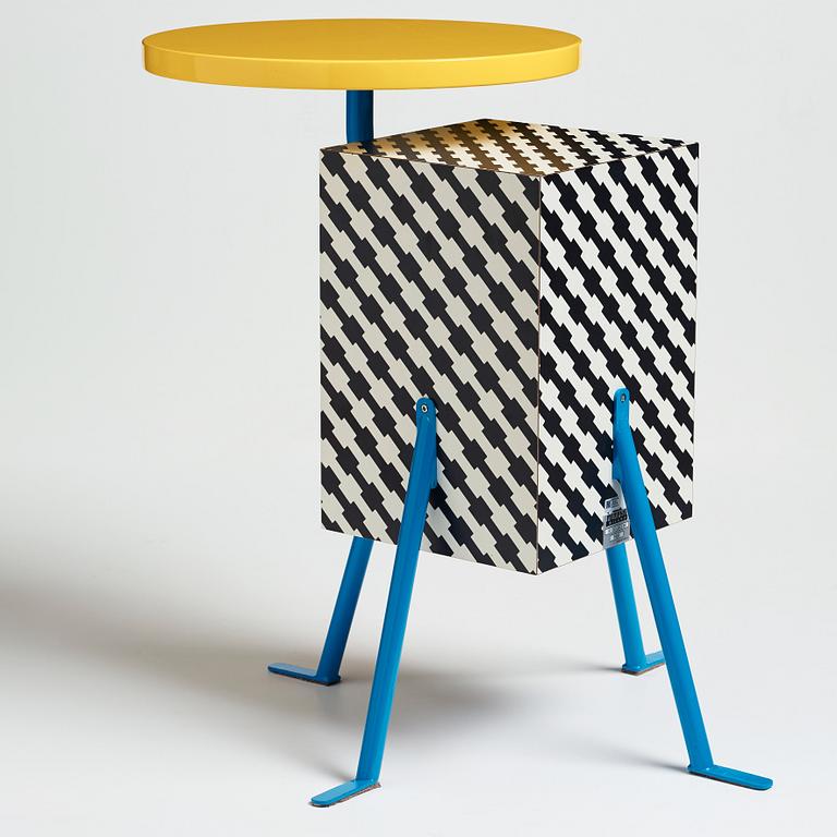 Michele De Lucchi, a "Kristall" table for Memphis, Italy.