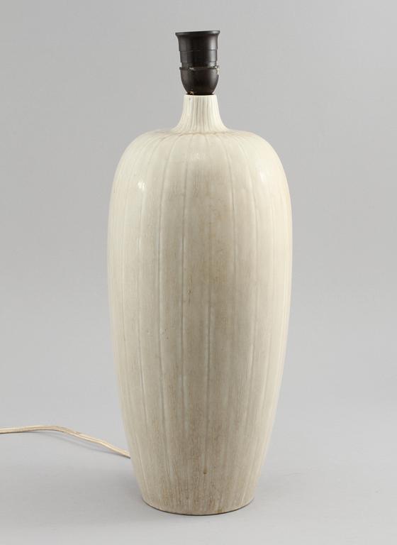 BORDSLAMPA, stengods, Carl-Harry Stålhane, Rörstrand, 1900-talets andra hälft.