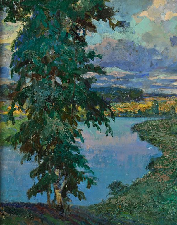 Roman Nyman, By the lake.
