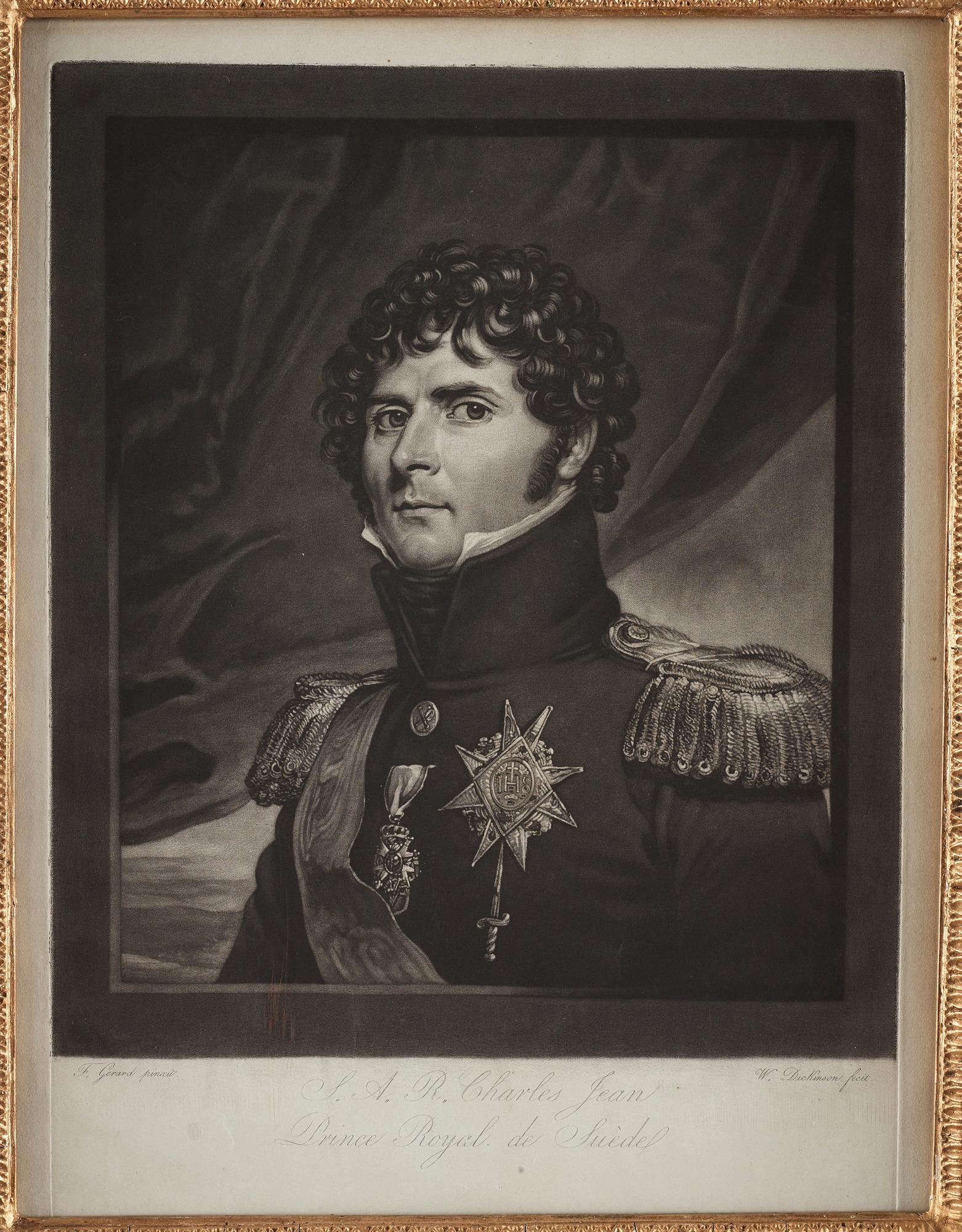 Francois Gérard After, Portrait of Carl XIV Johan (1763-1844).
