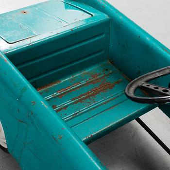 A toy car, mid 20th century.