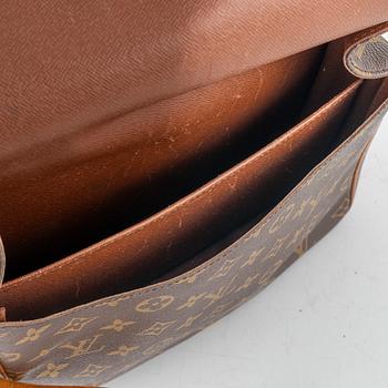 Louis Vuitton, väska, "Cartouchière", samt plånbok, 1970-tal.