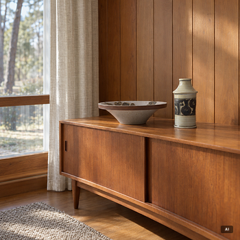 Lisa Larson, A stoneware bowl dish and a vase, Gustavsberg.