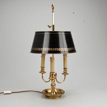 BORDSLAMPA, empirestil, omkring 1900-talets mitt.