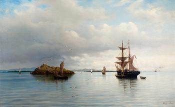 64. Oscar Kleineh, "AT ANCHOR (CALM SEA)".