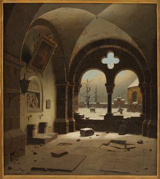 Kyrkointeriör.