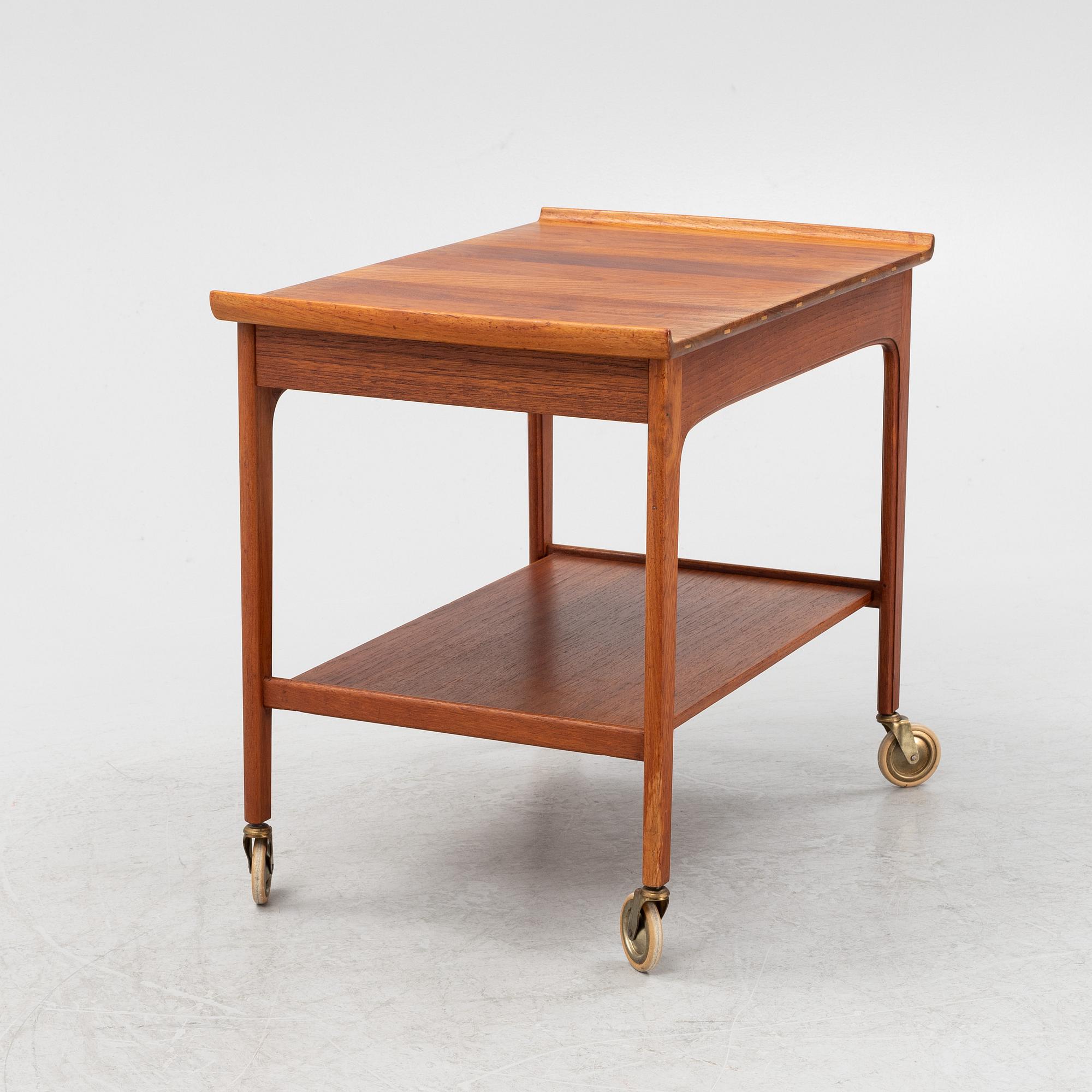 Yngvar Sandström, a teak trolley from Seffle Möbelfabrik, 1960's/60's.