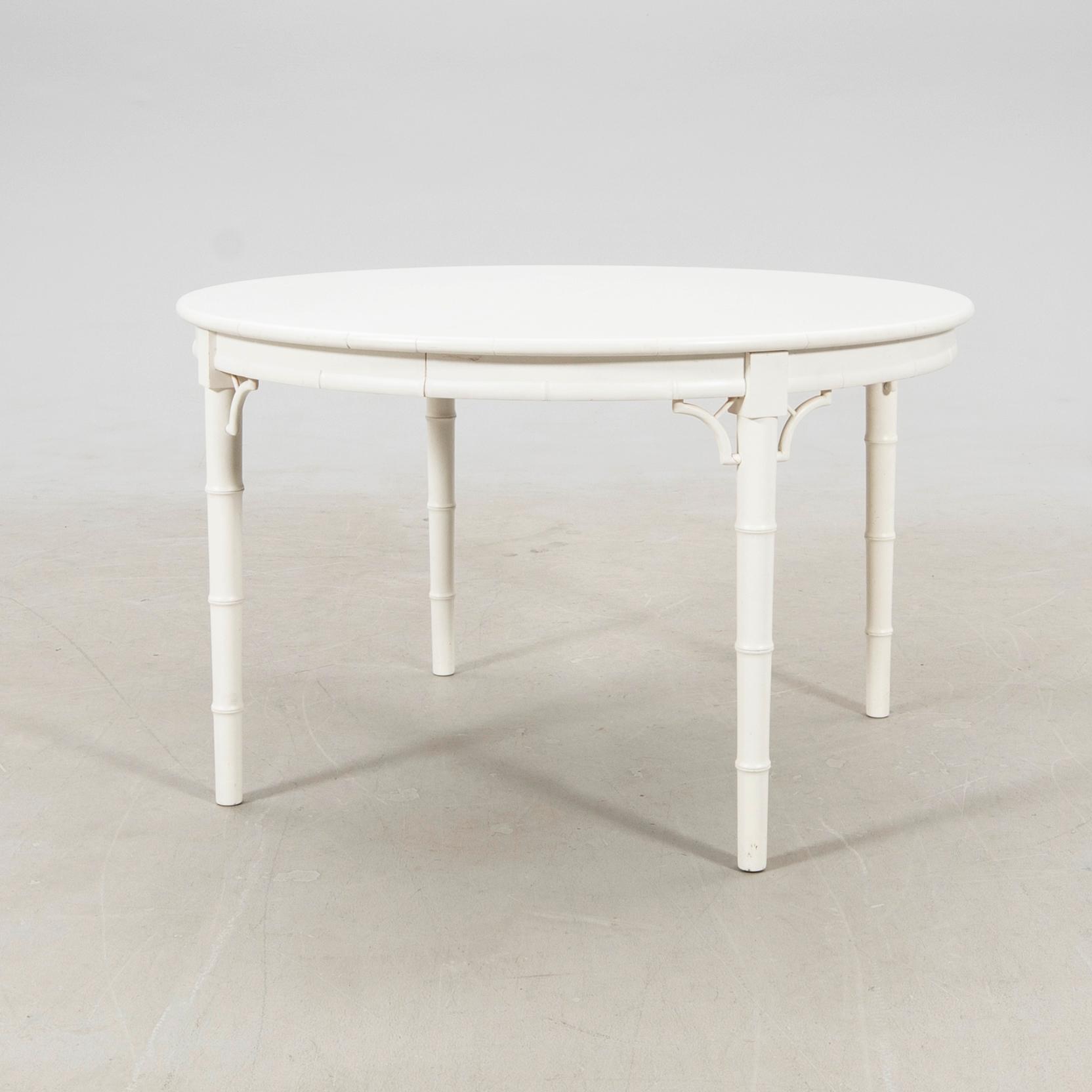 A seven-piece dining suite by Miranda of Sweden, second half of the 20th century.