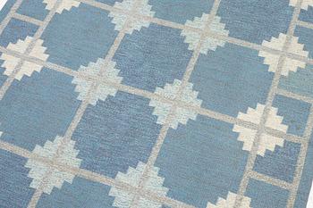 Ingegerd Silow, matta, rölakan, ca 239 x 153 cm, signerad IS.