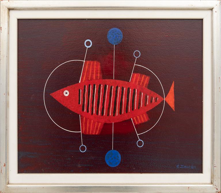 Esaias Thorén, Fish in Red.