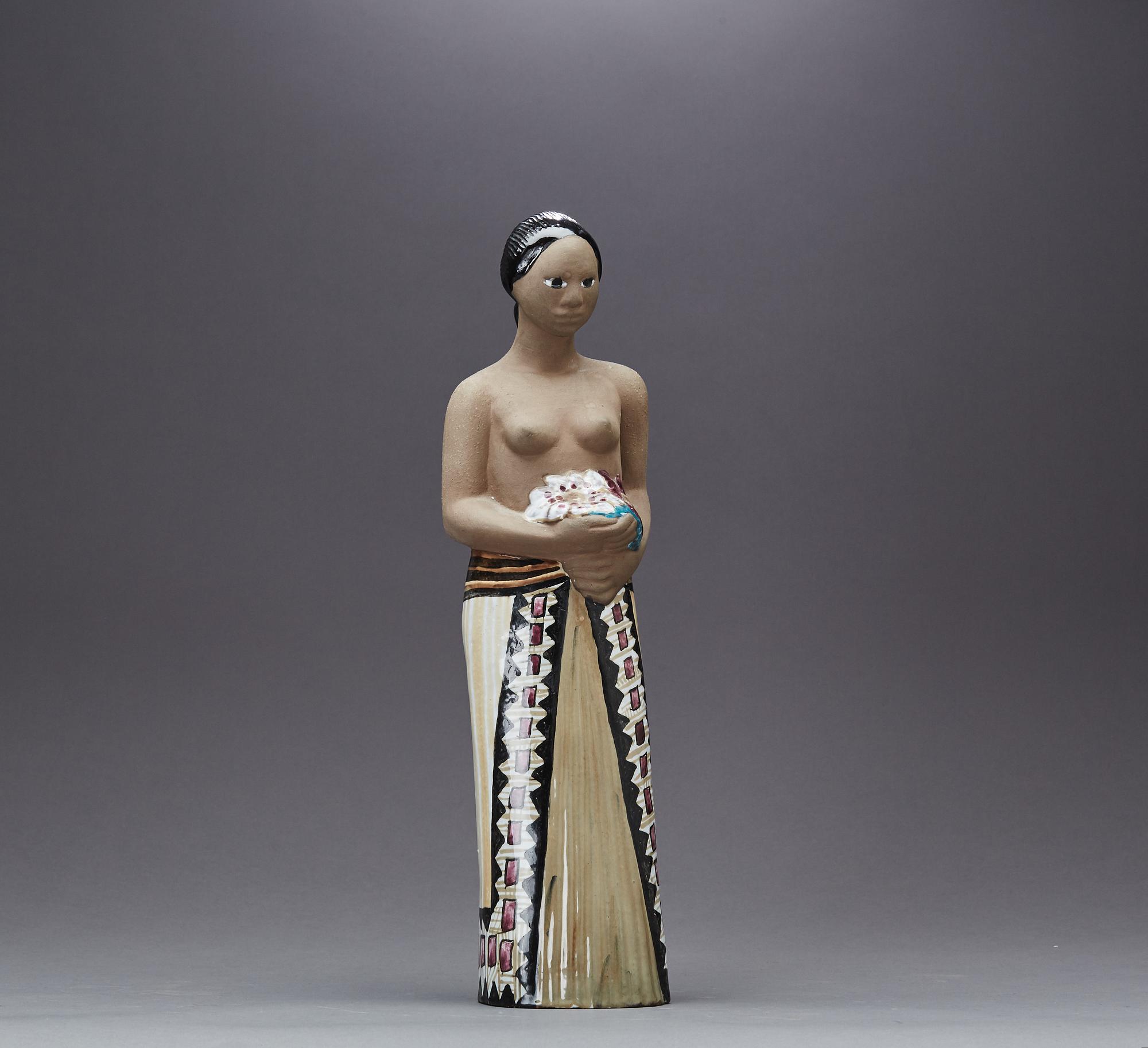 FIGURIN, signerad Mari Simmulson, Uppsala Ekeby, 1900-talets senare del.