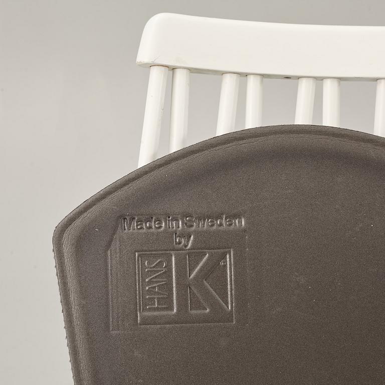 Markus Johansson, four 'Zigzag' chairs, Hans K.