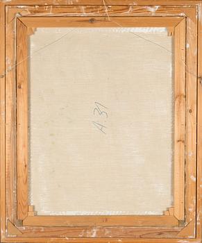 Yngve Bäck, olja på duk, signerad och otydligt daterad.