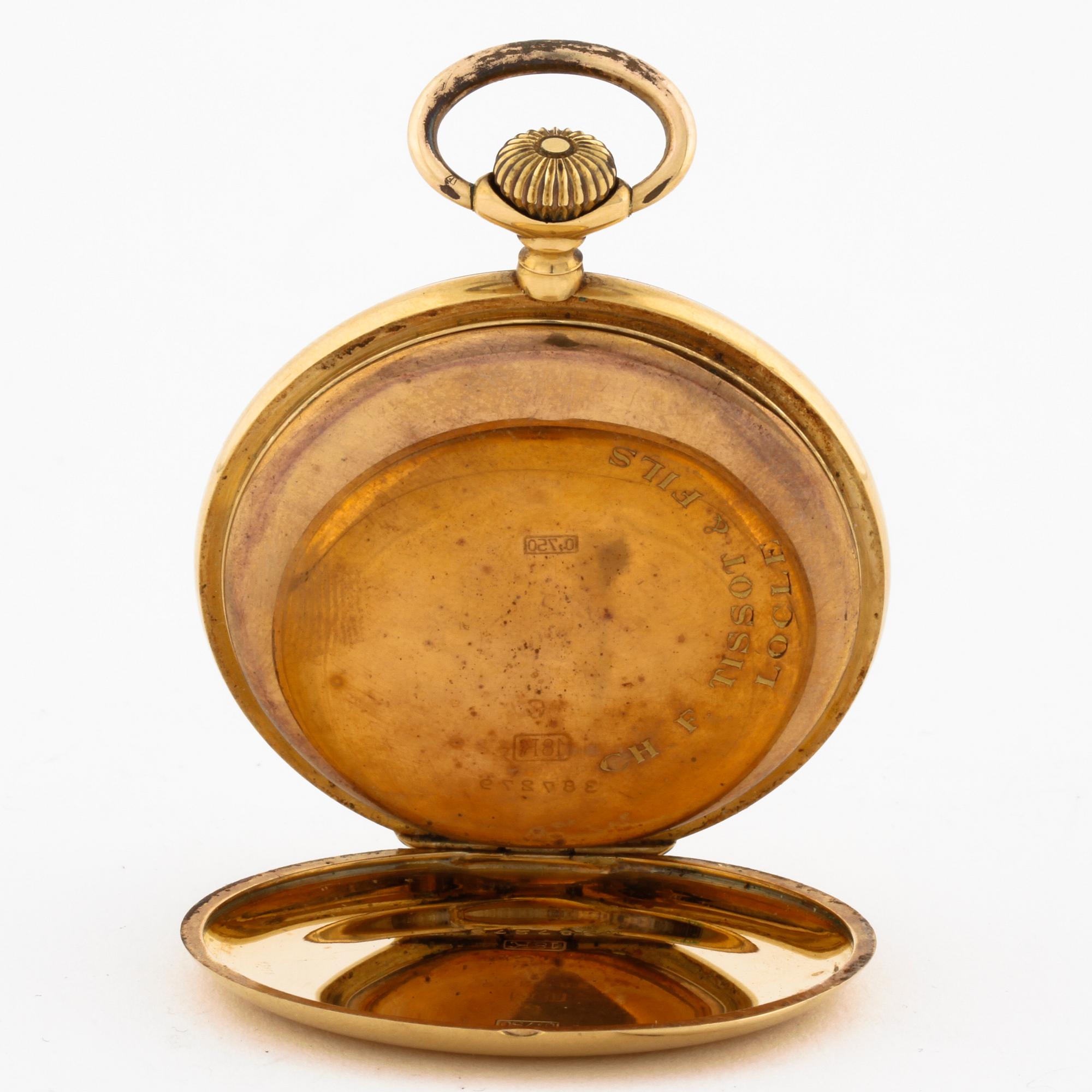 CH.F. TISSOT & FILS, Locle, pocket watch, 48 mm.