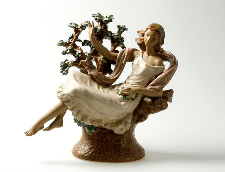SKULPTUR, stengods, Lladro Gres, 1900-tal.