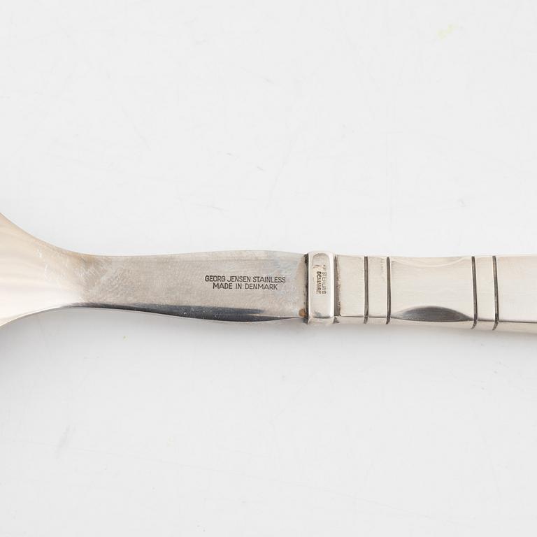 Georg Jensen, a sterling silver cutlery, 'Antique/Continental', after 1945.