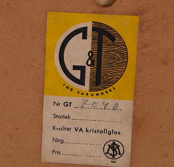 Spegel Glas & Trä, Hovmantorp, 1950-tal.