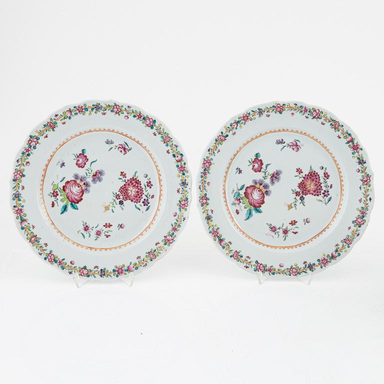 Seven pieces of porcelain, China, 18th-20th century.