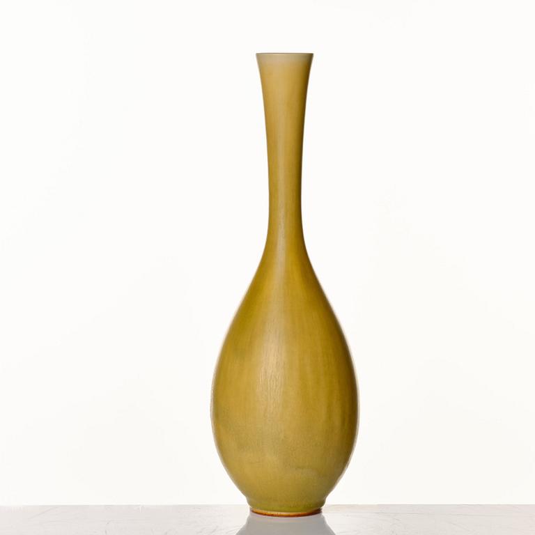 Berndt Friberg, a stoneware vase, Gustavsberg studio, Sweden 1954.