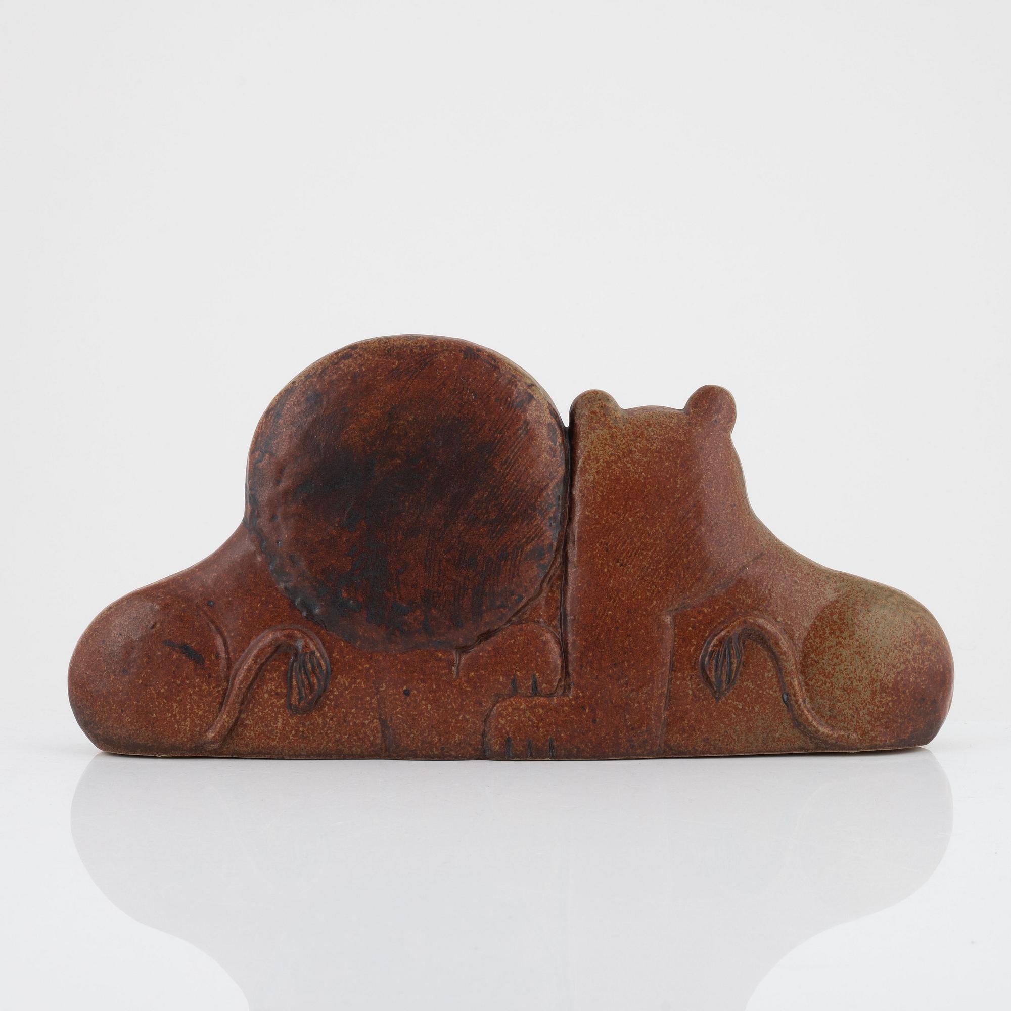 Lisa Larson, a stoneware figurine, Gustavsberg, Sweden.