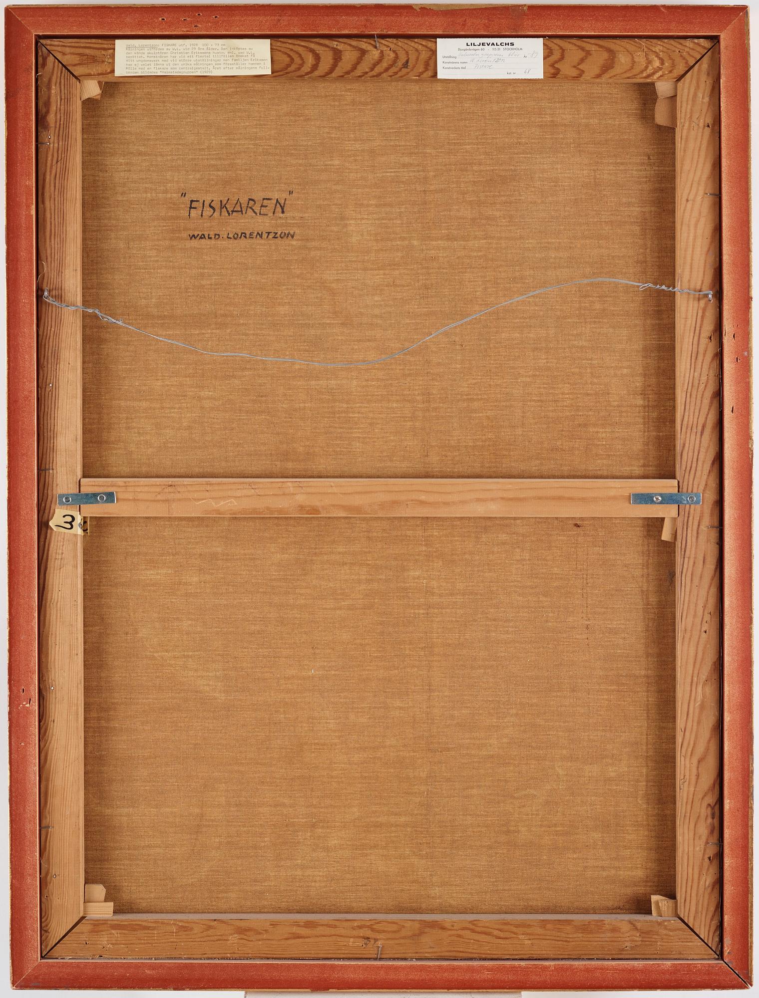 Waldemar Lorentzon, "Fiskaren".