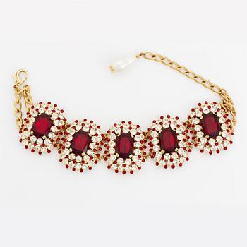 Dolce & Gabbana,  large  strass choker.