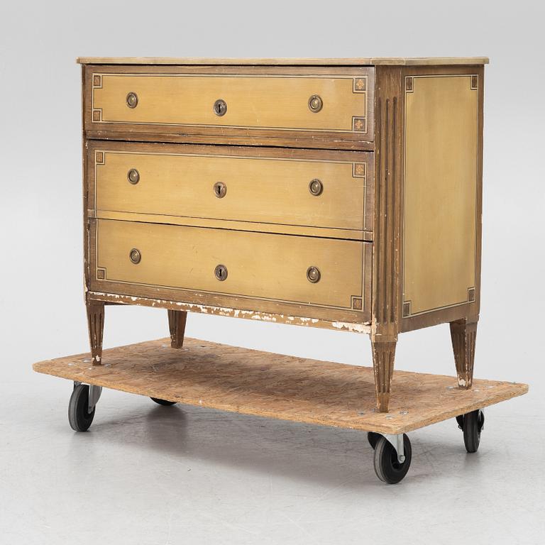 Byrå, gustaviansk stil, 1800-talets andra hälft.