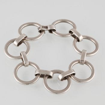 ARMLÄNK, silver, Sven-Erik Högberg, Göteborg. Vikt 37,3 gram.