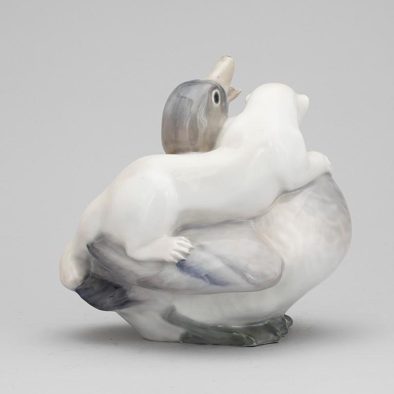 FIGURIN, porslin, modell 2317, Royal Copenhagen, 1900-tal.