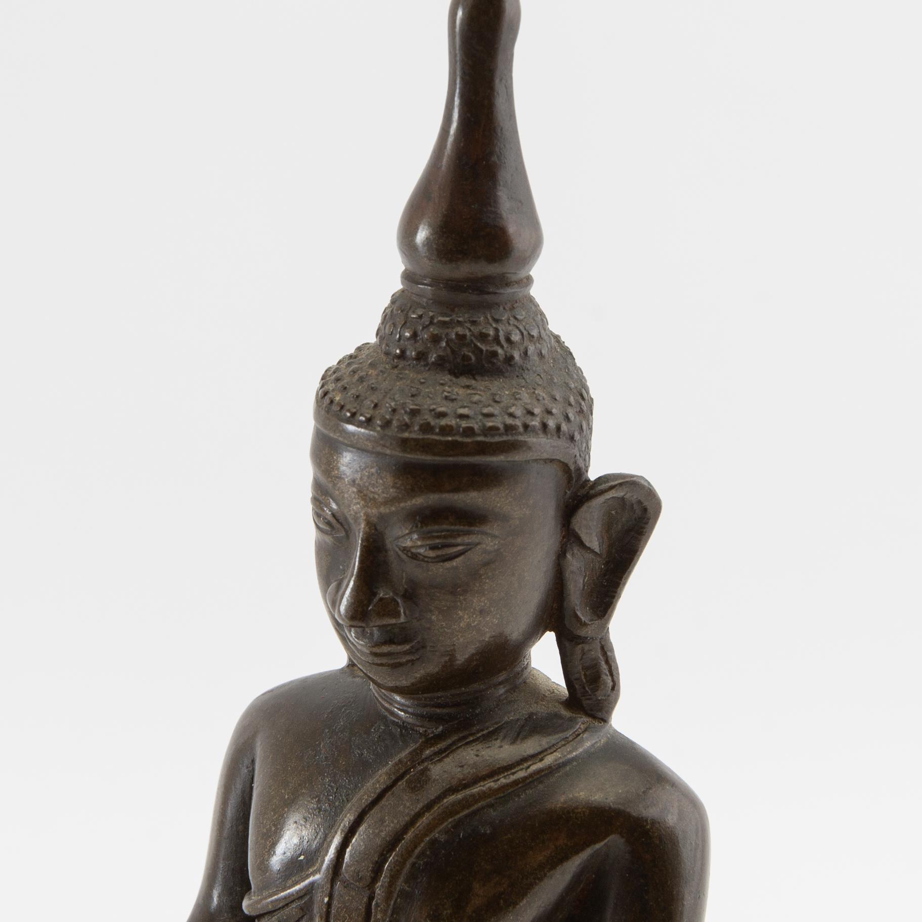 Buddha, bronze. Burma, probably 20th century.