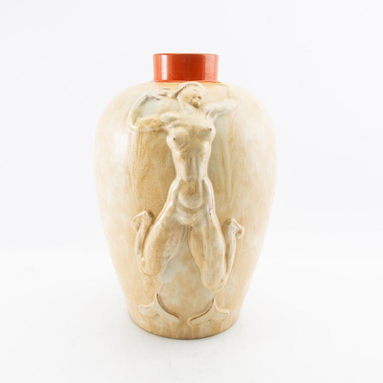 Einar Luterkort, vas Uppsala Ekeby 1950-tal stengods.