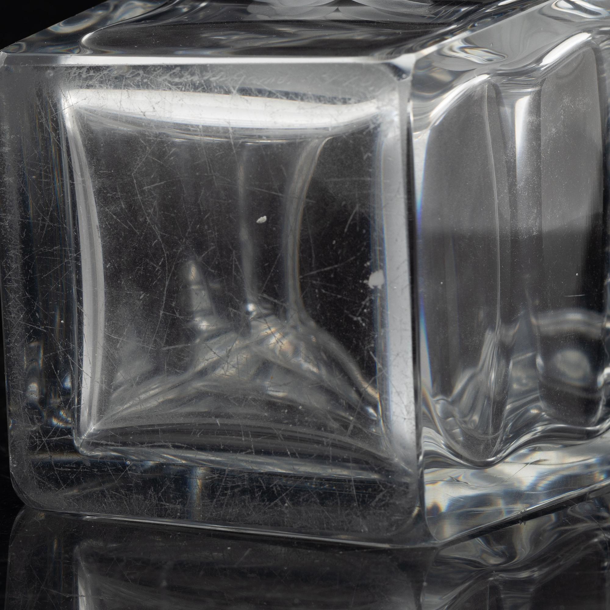 Vicke Lindstrand, a glass vase, Orrefors.