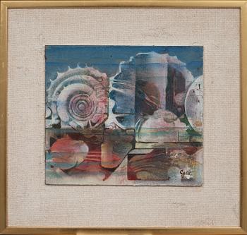 BERTIL GADÖ, olja på pannå, signerad.