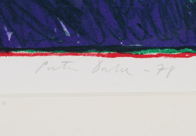 PETER DAHL, färglitografi, signerad, daterad -71 och 359/460.